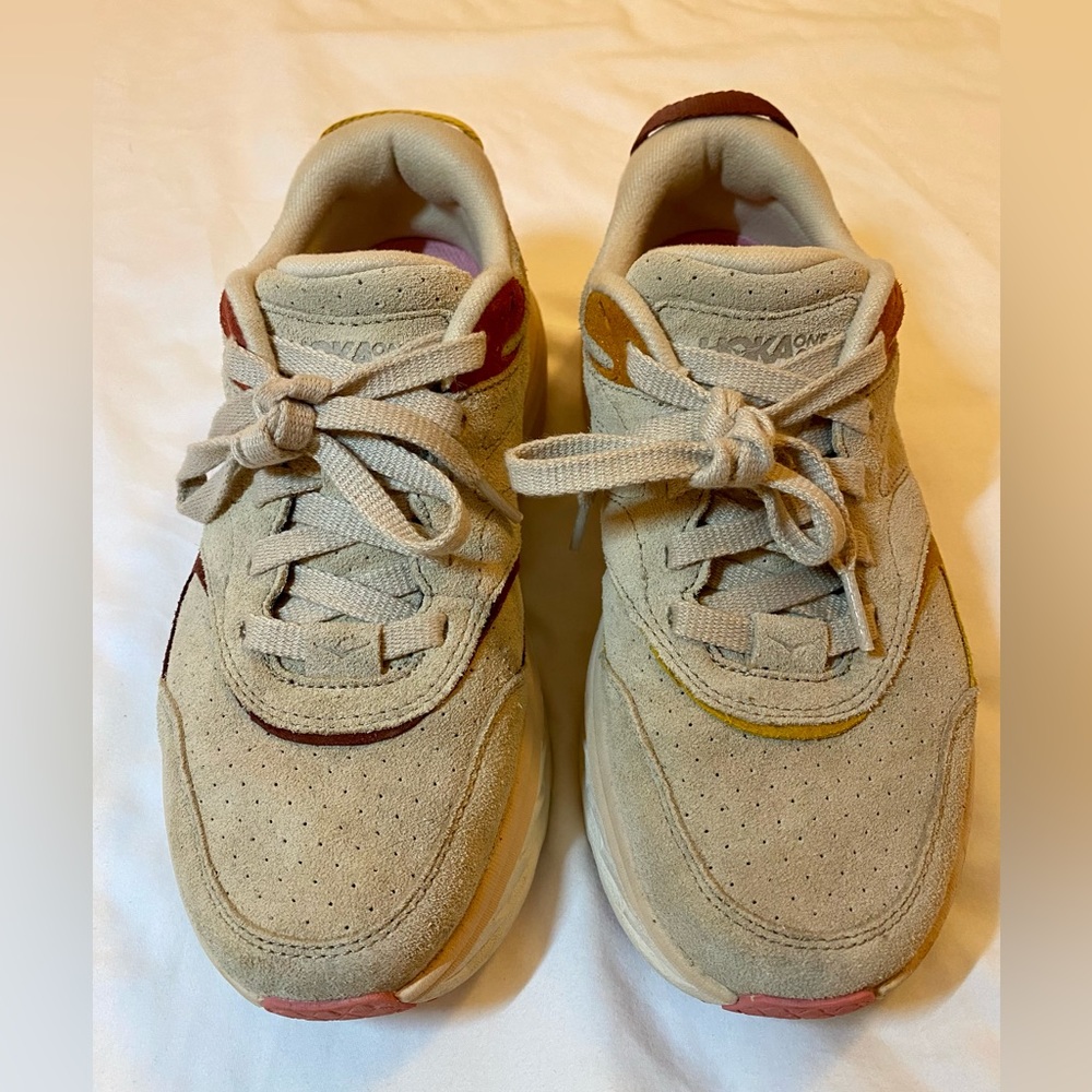 Hoka One One Bondi L Suede Shifting Sand